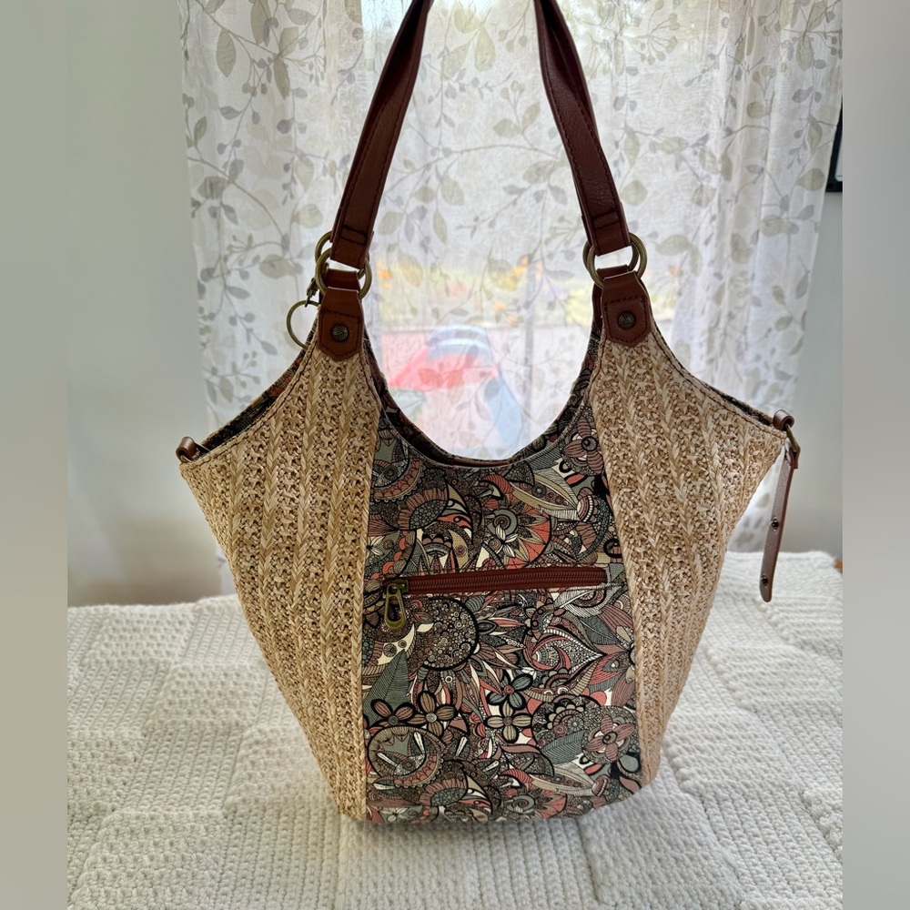Sakroots Roma Straw Purse - Picture 5 of 16